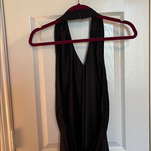Show Me Your Mumu Halter Backless Long Satin Dress - Picture 4 of 9